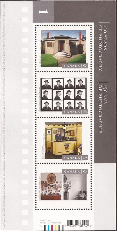 Canada - Scott# (016 - MNH Souvenir Sheet) 2627 (2013) VF...