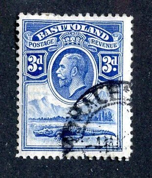 1933 Basutoland Sc #4 used cv.$1.40 ( 9169 BCXX5 )