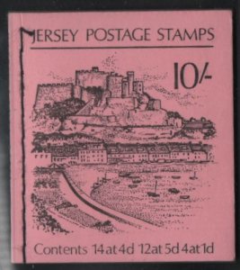 Jersey 1969 Booklet Sc 12a 5p Arms and Mace Sc 11b 4p Mont Orgueil, Sc 8b 1p ...