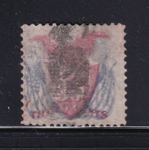 121 F-VF used neat cancel with nice color cv $ 450 ! see pic !