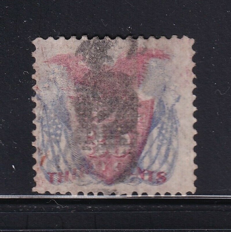 121 F-VF used neat cancel with nice color cv $ 450 ! see pic !