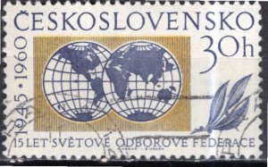 Czechoslovakia; 1960: Sc. # 1006: Used CTO Cpl. Set