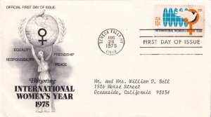 1975, Honoring Int'l Women's Year, Unknown Artist, FDC (E12712)