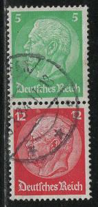 Germany Scott # 392, 406, used, se-tenant, Mi# S106