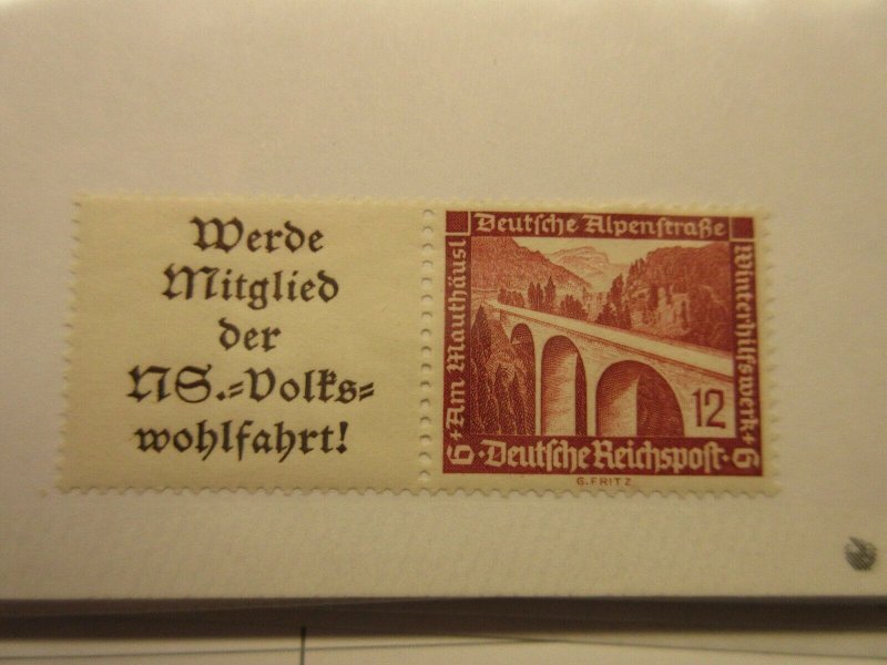 GERMANY Zusammendrucke Mi W111 Mint Hinged LotGS2 Cat 4.80 Euros