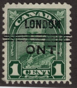 Used 163xx Precancel London 3-163