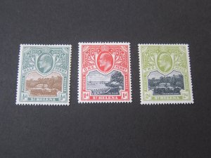 St Helena 1903 Sc 50-52 MH