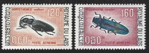 Laos # C54-55, Insects, MNH*-