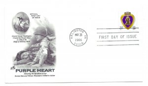 4032 39c Purple Heart, 2006,  ArtCraft FDC