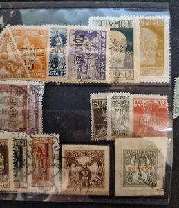 Fiume 1918-1919 Postage Due 2 Filler Overprint Inverted #119 Lot Stamps. #497