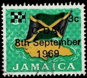 1969 Jamaica Scott Catalog Number 281 Used