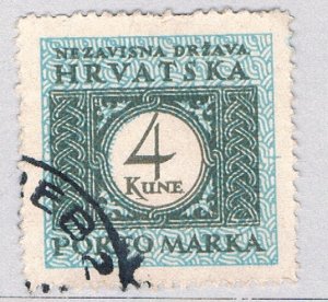 Croatia J14 Used Postage Due 4k 1943 (BP85807)