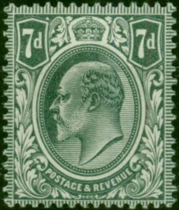 GB 1910 7d Grey-Black SG249 Fine MNH