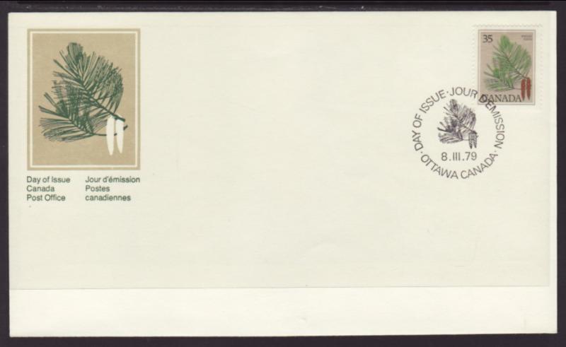 Canada Pine Cones 1979 Canada Post U/A FDC BIN