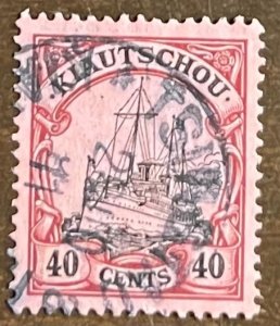 Kiauchau, 1905-1916, SC 38, Used, VF