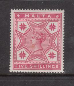 Malta #14 Very Fine Mint Very Lightly Hinged