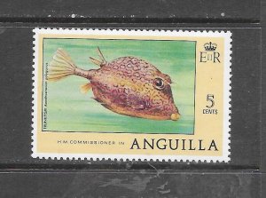 FISH - ANGUILLA  #279 TRUNKFISH MNH