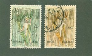 BELGIUM 593-4 USED BIN $1.00