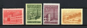 Albania #697-700 (AL338) Complete 1963 Industrial Development, MNH,FVF 