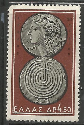 GREECE 756  MNH,  1959 COIN TYPE