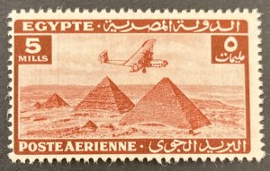 Egypt 1943 #c34, Plane Over Pyramids, MNH.