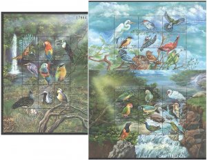 Bhutan Fauna Birds Of The World 3Sh ** Stamps Pk115