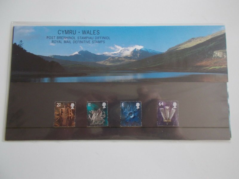 1999 Regional Machin Defins Wales 2nd to 64p Presentation Pack no 46 Cat £14