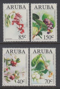 Aruba 109-112 Fruit MNH VF