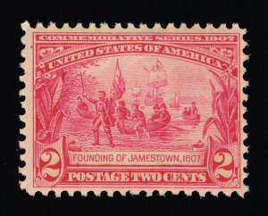 EXCELLENT GENUINE SCOTT #329 VF-XF MINT OG NH JAMESTOWN EXPOSITION ISSUE #19557