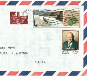 SOUTH AFRICA Cover MISSIONARY *Bethany Convent* Pinetown Austria 1990 EB97