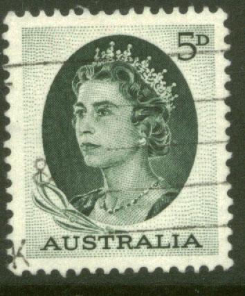Australia 365, 5p Queen Elizabeth II. Used. (109)