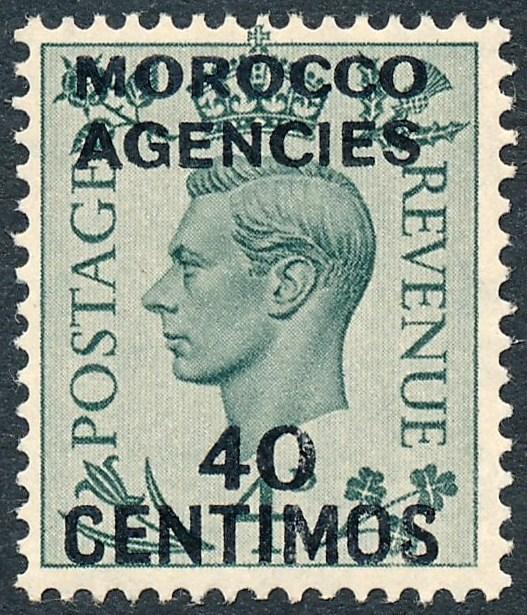 Morocco Agencies 1940 40c on 4d Grey-Green SG169 MVLH