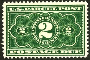 U.S. #JQ2 MINT OG LH