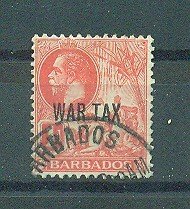 Barbados sc# MR1 used cat value $.25