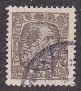 Iceland # 37, King Christian IX, Used, Third Cat