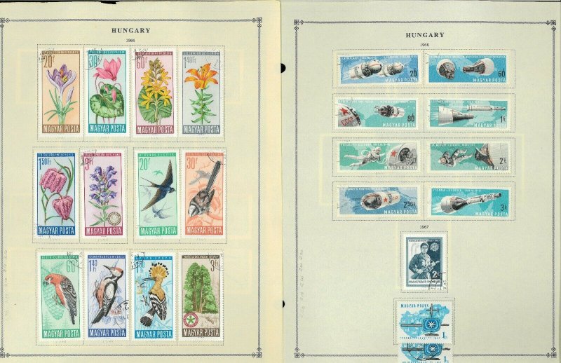 Hungary 1874-1979 M, U & CTO Hinged on Scott International Pages