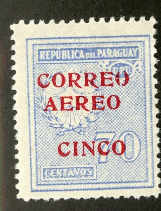 PARAGUAY C30 MH BIN $.50