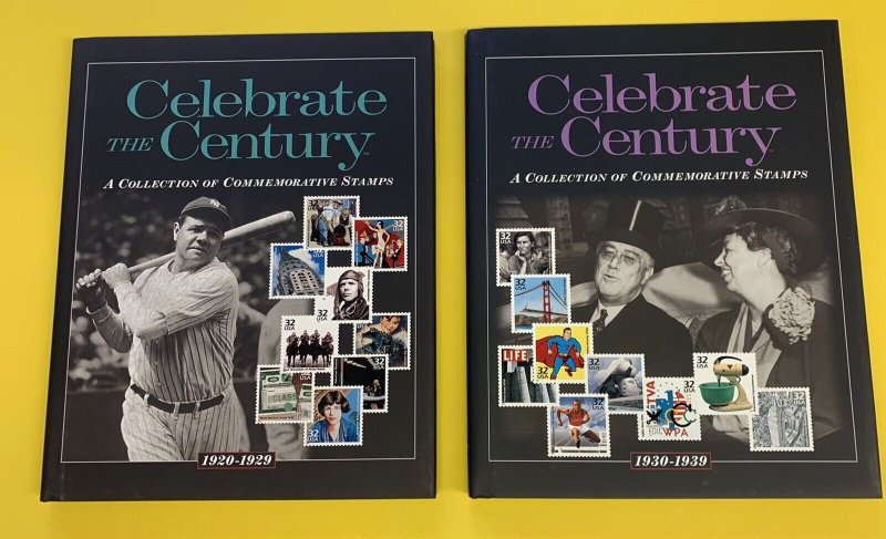 Celebrate The Century: Set of 10 Hardbound Books in a Slipcase, Without Stamps 