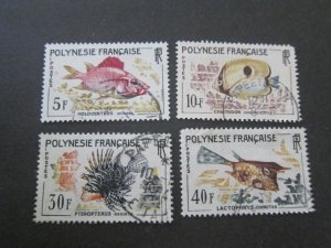 French Polynesia 1962 Sc 199-202 set FU