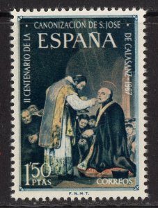 Thematic stamps SPAIN 1967 CHRISTMAS 1895 mint