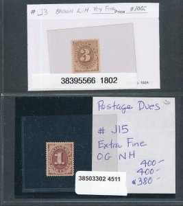 POSTAGE DUES – PREMIUM MINT SELECTION – 424090