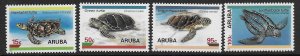 Aruba 126-29  1995   set 4  VF  NH