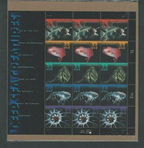 U S Full Sheet Of Mint Stamps Scott #3439-3443 Deep Sea Creatures See Info