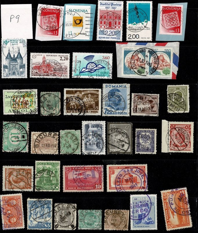 World postmarks mix, page 9