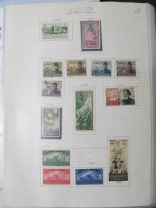 Egypt Stamps 1947-1949 MNH**MH* and Used LR105P12-