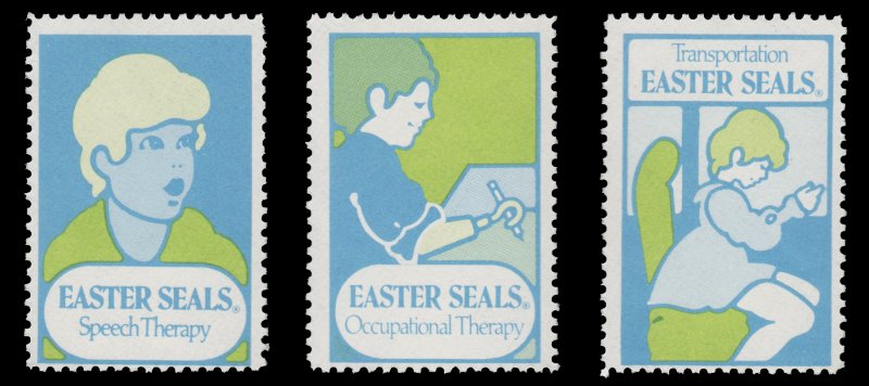 USA CINDERELLA STAMP. EASTER SEAL 1974. UNUSED. # 34