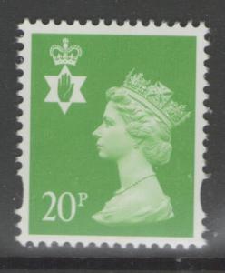 NORTHERN IRELAND SGNI79 1997 20p BRIGHT GREEN (1cb) PHOTO PRINTING MNH