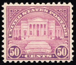 US 701 MNH VF 50 Cent Arlington Amphitheater SCV $50
