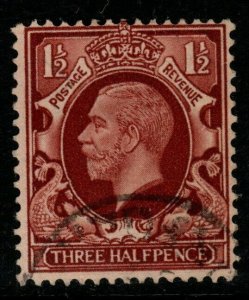 GB SGN51 1934 1½d RED-BROWN LARGE FORMAT FINE USED