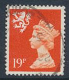 GB Scotland  SG S62 SC# SMH37 Used Machin 19p  see details